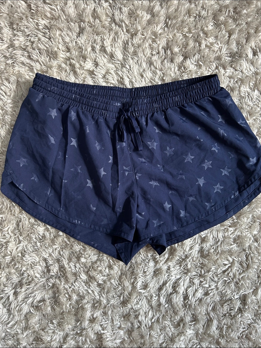 Old Navy Navy Star Print Athletic Shorts